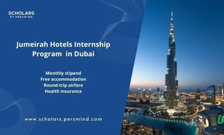 Jumeirah Hotels Internship Program 2025/2026 in Dubai ( Fully Funded )