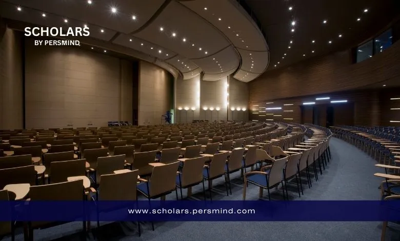 Modern conference hall hosting sessions of the European Youth Summit in Switzerland.