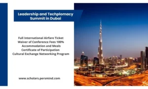 Leadership and Techplomacy Summit in Dubai 2026 ( Fully Funded )