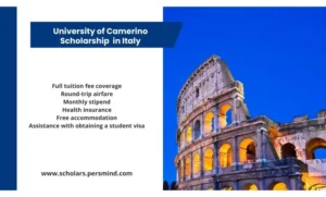 University of Camerino Scholarship 2026 in Italy (No IELTS)