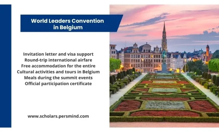 World Leaders Convention 2026 in Belgium ( Fully Funded )