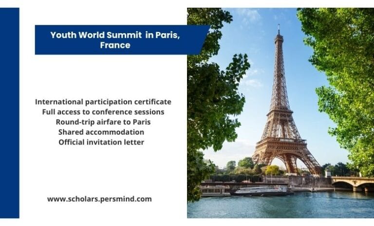 Youth World Summit 2026 in Paris, France ( Fully Funded )