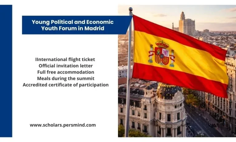 Young Political and Economic Youth Forum in Madrid 2026 ( Fully Funded )